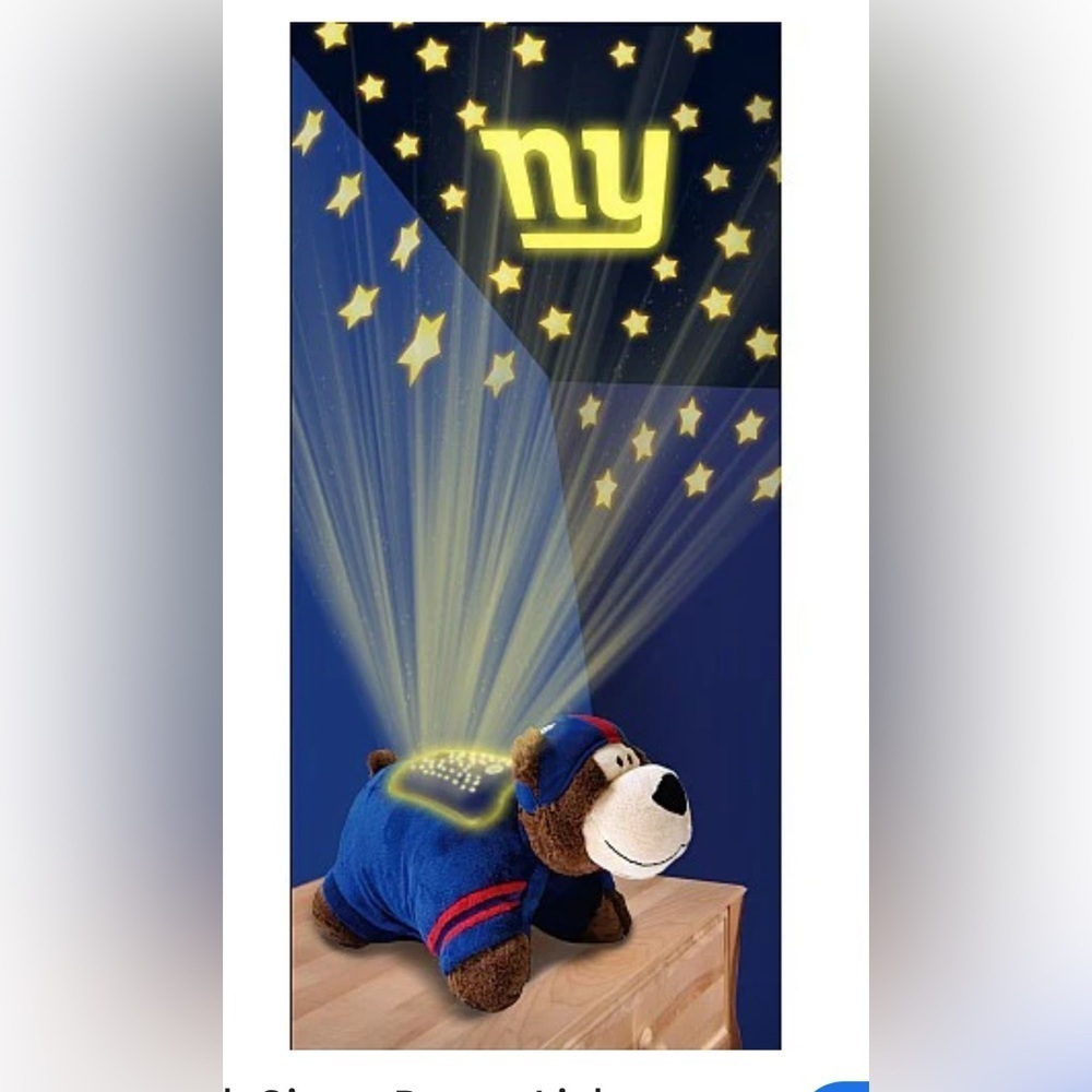 New York Giants Dream Light Pillow Pet